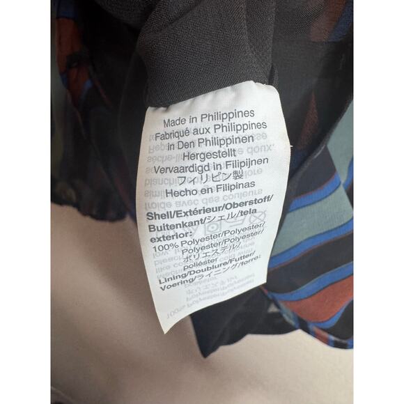 Madewell Sheer-Sleeve Top in Academy Stripe - Picture 7 of 9